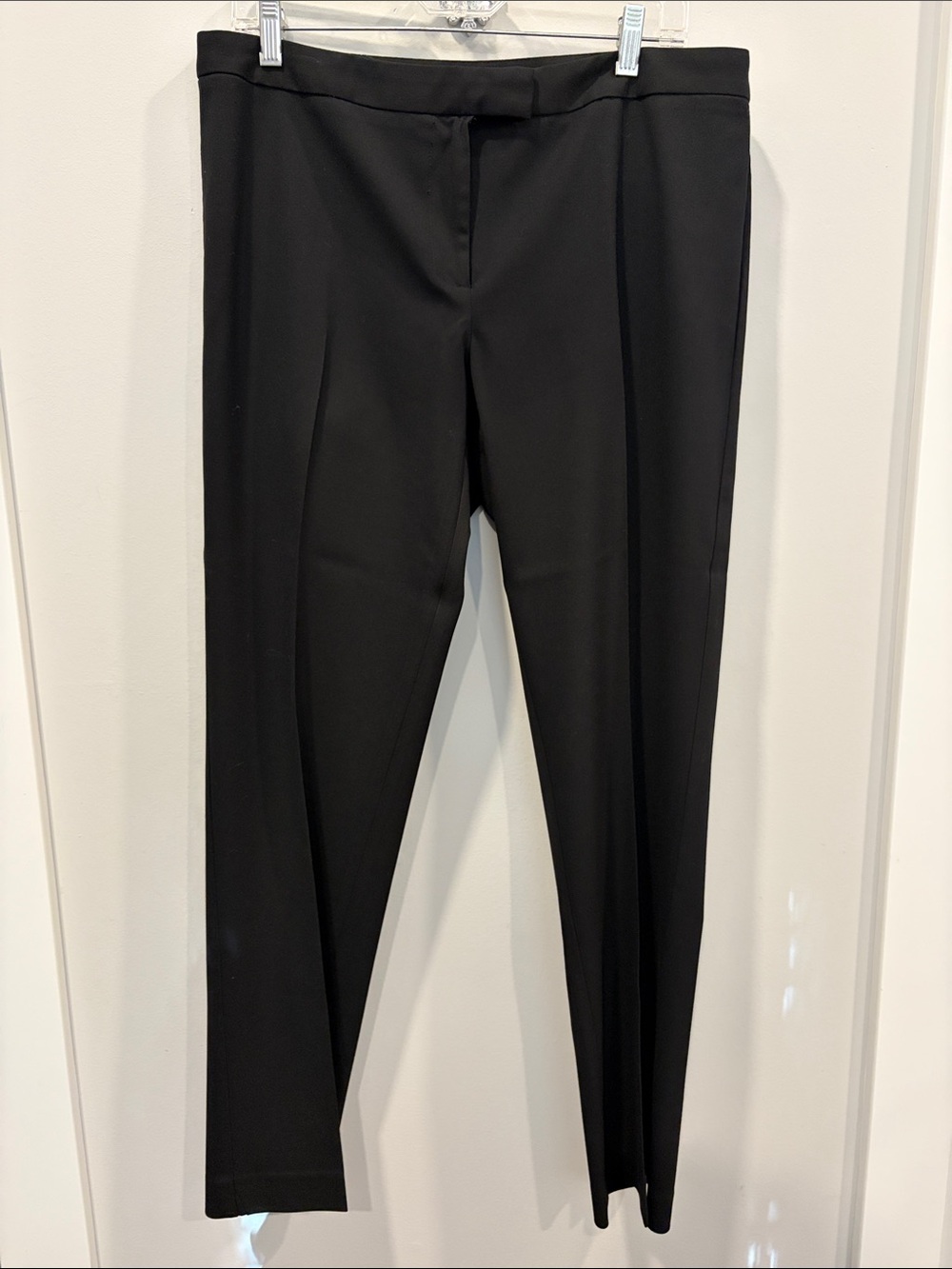 Vince Camuto Black Straight Leg Dress Trousers